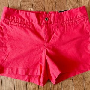 Banana Republic Womens Red Casual 3 1/2" Shorts Cotton